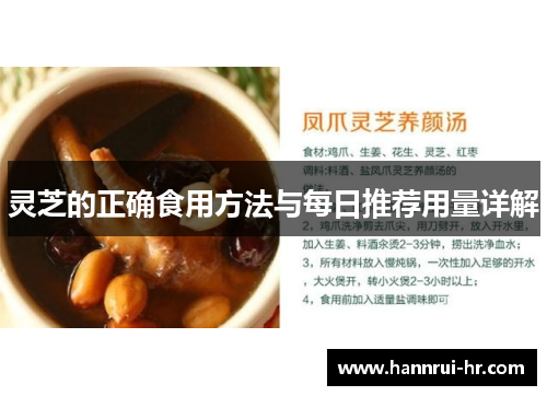 灵芝的正确食用方法与每日推荐用量详解